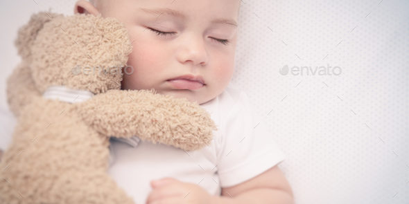 Cute little baby sleeping